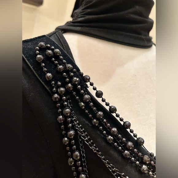 3/$50 Black Embellished Top - ** 3 FOR $50 DEAL + REDUCED SHIPPING ** - Picture 3 of 10